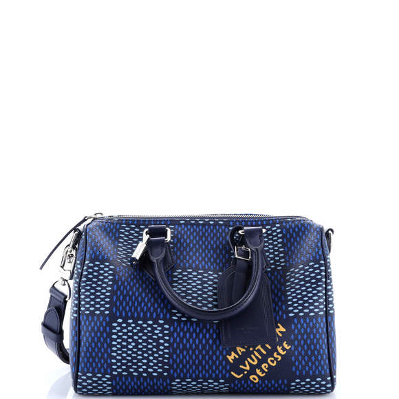 Louis Vuitton 25 Speedy Bandouliere Bag Limited Edition Damier Heritage Canvas - Picture 1 of 6